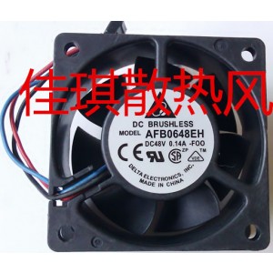 DELTA AFB0648EH AFB0648EH-F00 48V 0.14 0.21A 3wires 4wires Cooling Fan - Picture need